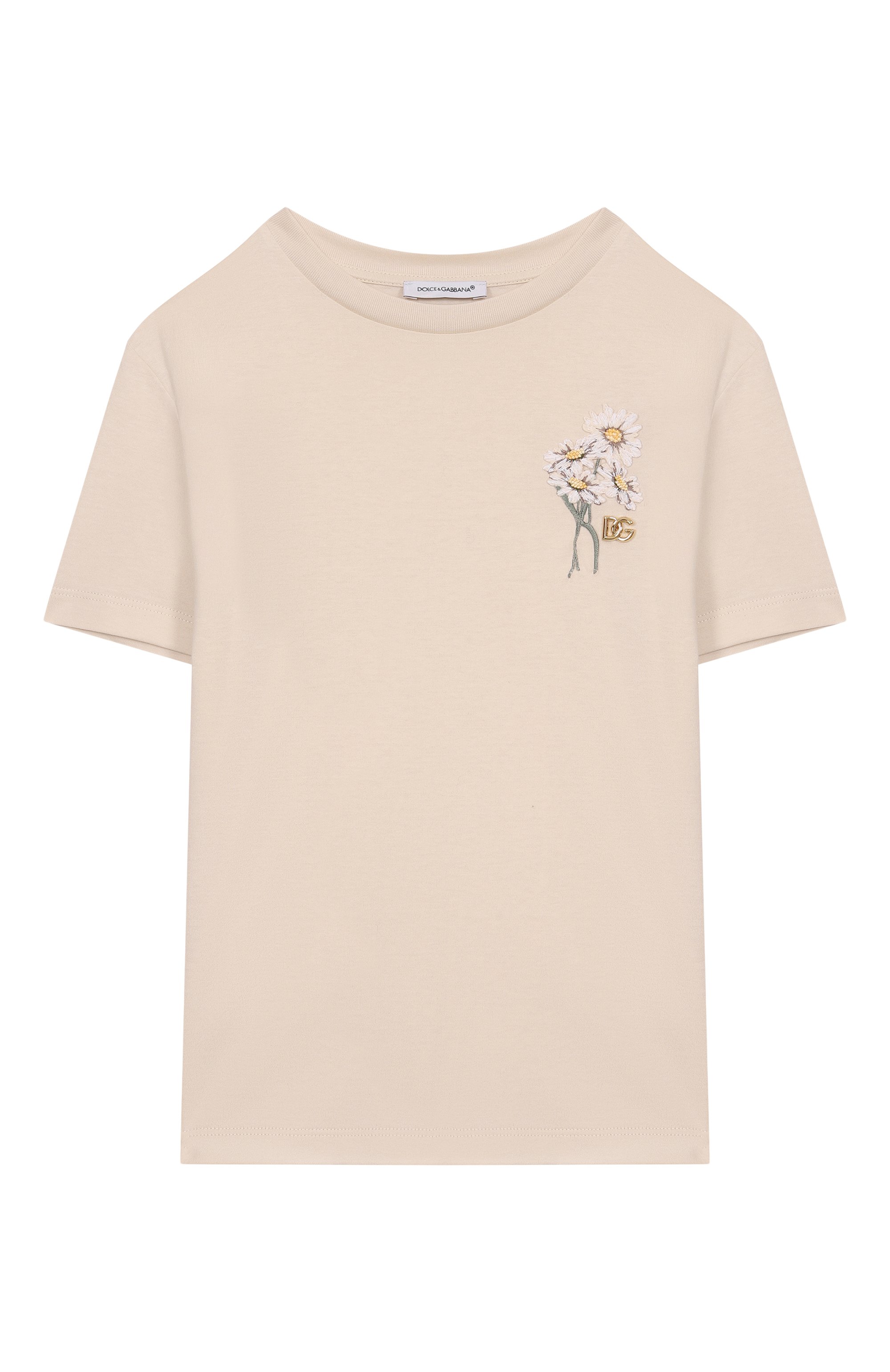 Хлопковая футболка DOLCE & GABBANA, арт. L5JTNK/G7PIH/10-12+, фото 1