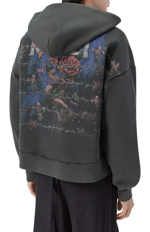 Хлопковая толстовка Ksubi MPS26FL012 Серый  MPS26FL012 Фото 4