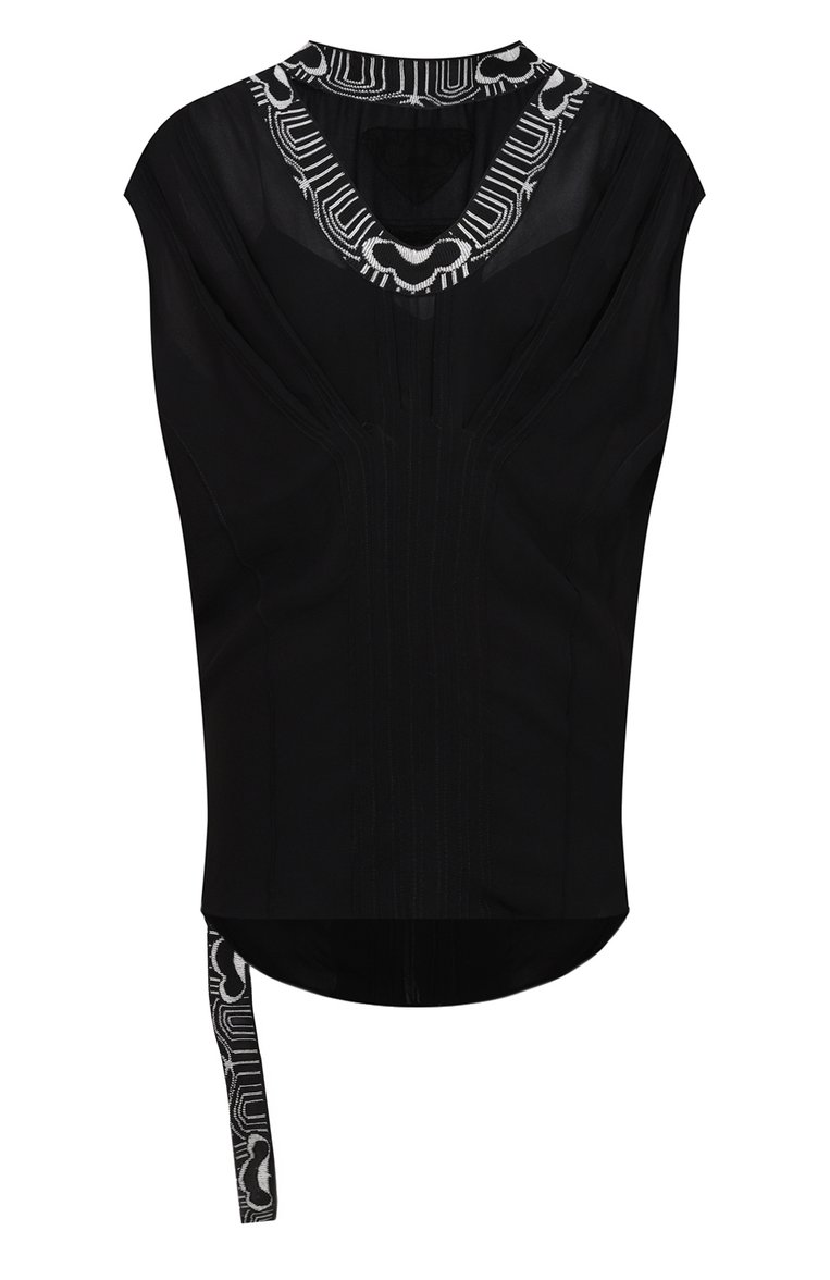 Топ из вискозы PRADA, арт. P940I-1Z4J-F0967, фото 1