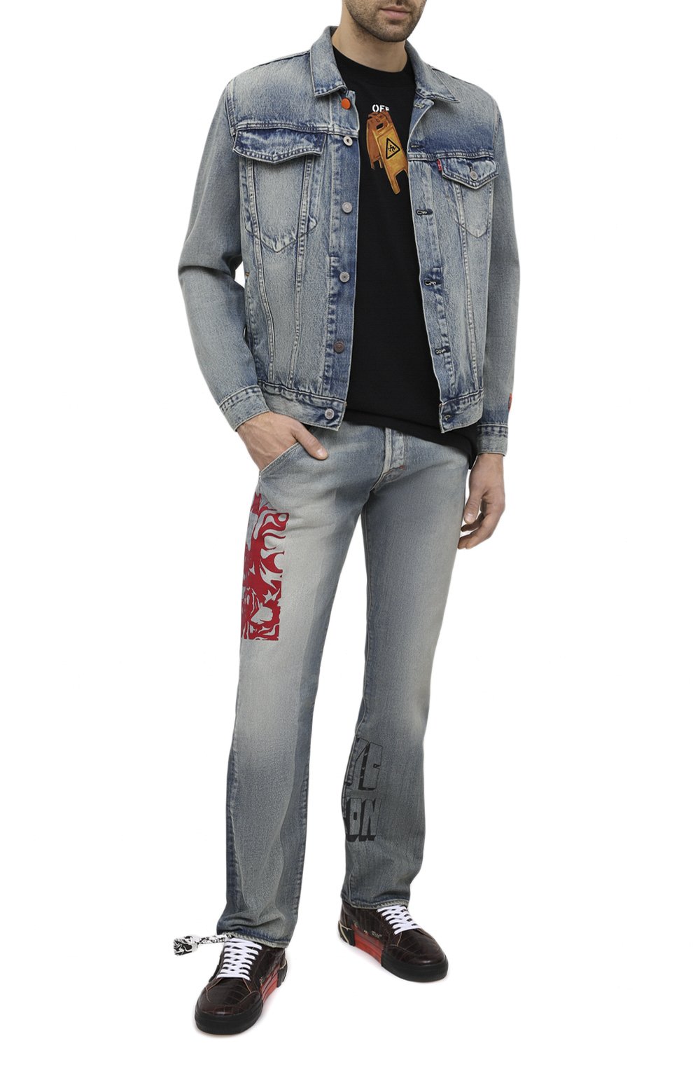 Джинсовая куртка heron preston x levi’s HERON PRESTON, арт. HMYE006S209250237388, фото 2