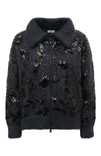 Женский шерстяной ка рдиган BRUNELLO CUCINELLI, арт. M1U374816