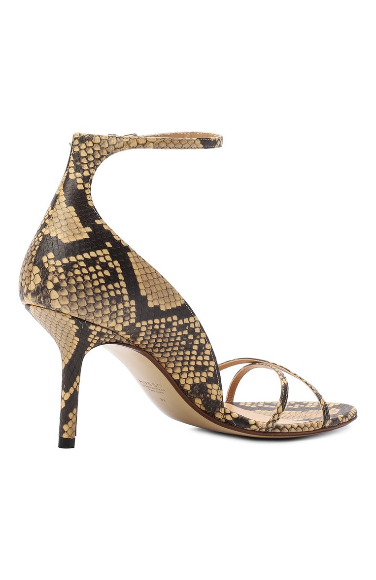 Кожаные босоножки FRANCESCO RUSSO, арт. R1S949/SHINY WATERSNAKE/302, фото 3