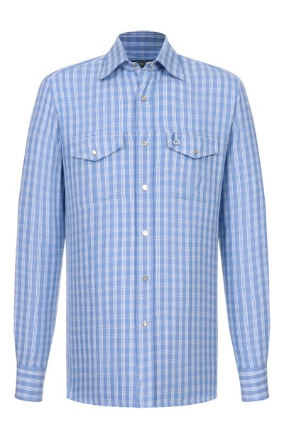 Рубашка из хлопка и лиоцелла STEFANO RICCI, арт. MC007067/BN2822, фото 1