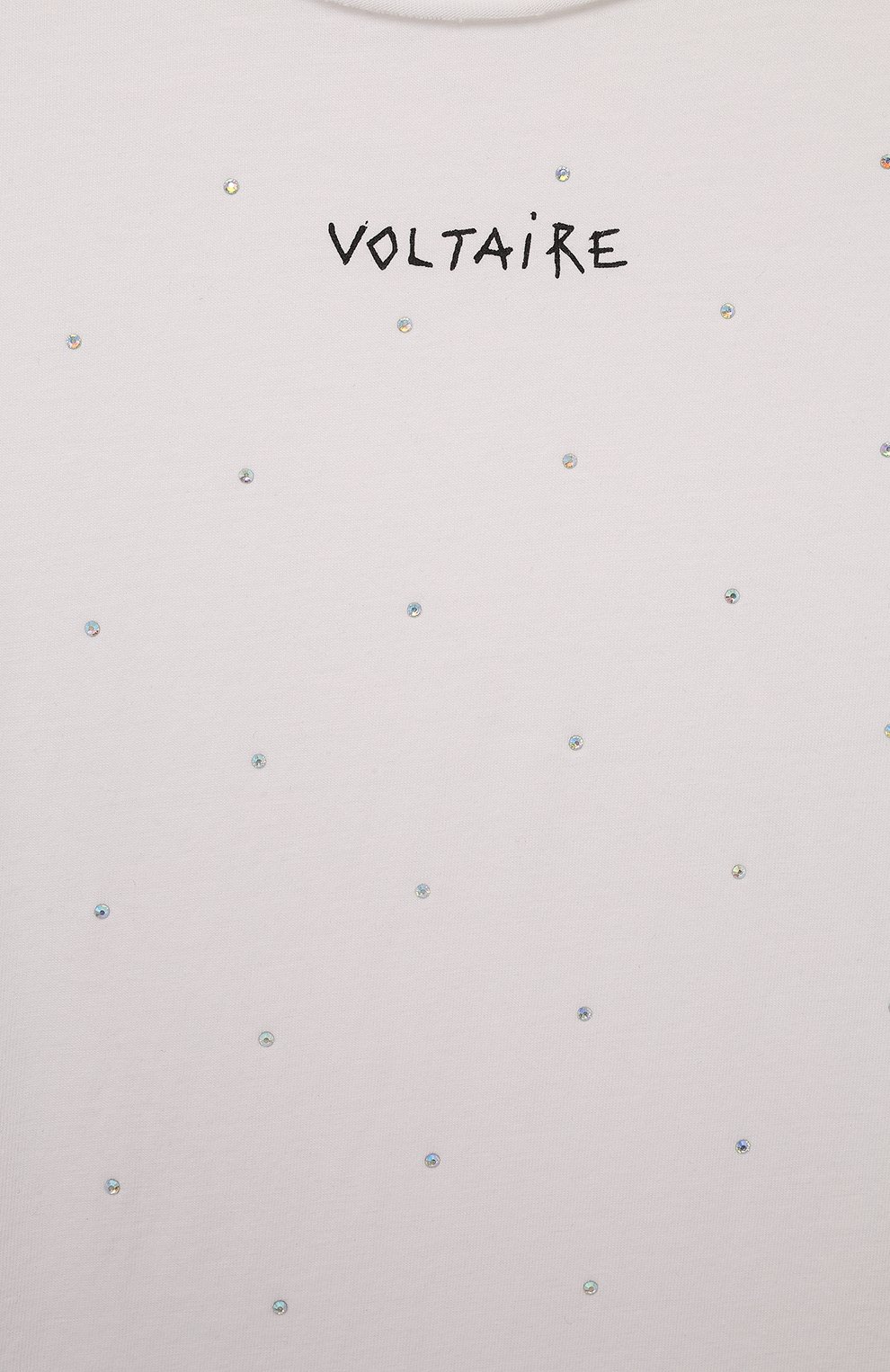 Хлопковая футболка ZADIG AND VOLTAIRE, арт. X60239, фото 3