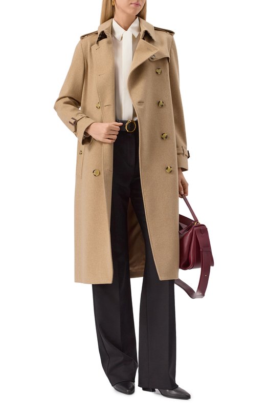 Кашемировое пальто Burberry 8110787 Бежевый  8110787 Фото 2