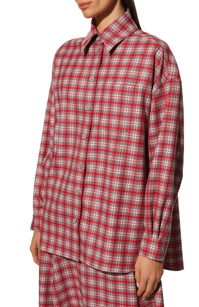 Шерстяная рубашка VIKA GAZINSKAYA, арт. W-23-FW-20-1276-WOOL-RED, фото 3