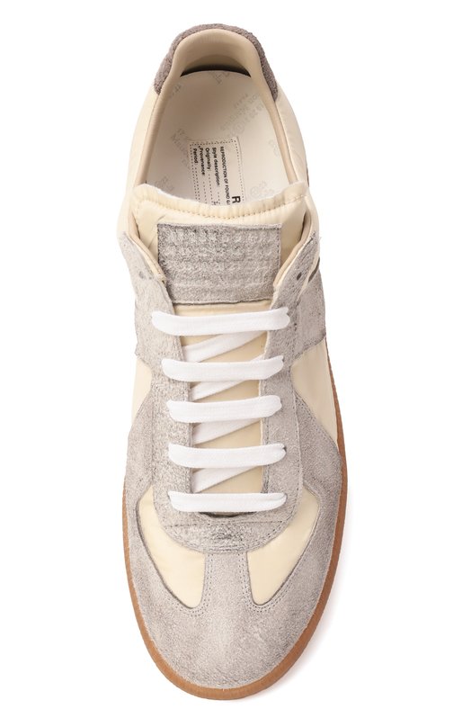 Комбинированные кеды Replica Maison Margiela S57WS0513/P8170 Кремовый  S57WS0513/P8170 Фото 6