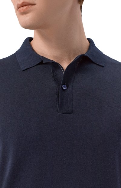 Поло из шелка и хлопка PAUL&SHARK, арт. 26411608, фото 5