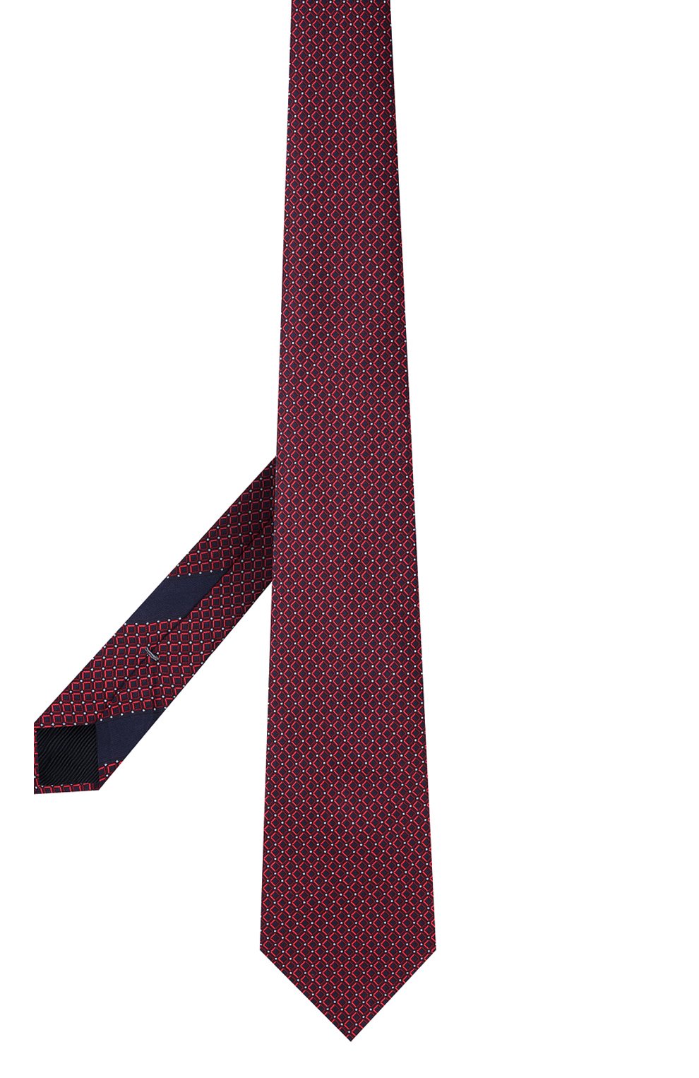 Шелковый галстук ZEGNA бордового цвета по цене 19950 руб., арт. Z3W01T/1UM, фото 3 Шелковый галстук ZEGNA, арт. Z3W01T/1UM, фото 3