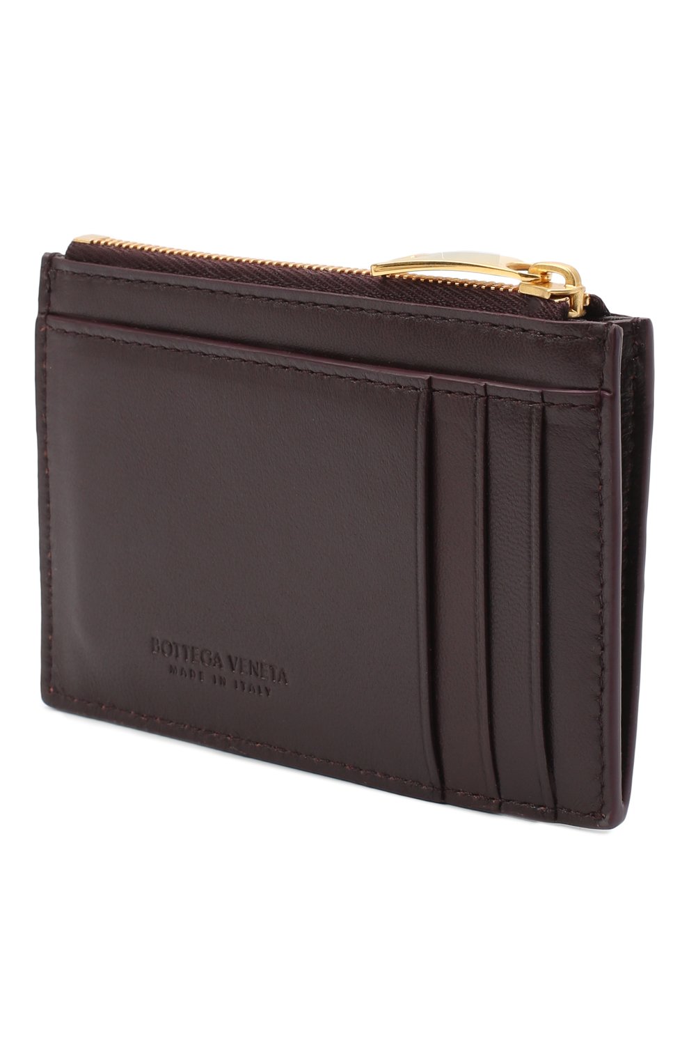 Кожаный футляр для кредитных карт BOTTEGA VENETA фиолетового цвета по цене 47700 руб., арт. 651393/VCQC4, фото 2 Кожаный футляр для кредитных карт BOTTEGA VENETA, арт. 651393/VCQC4, фото 2