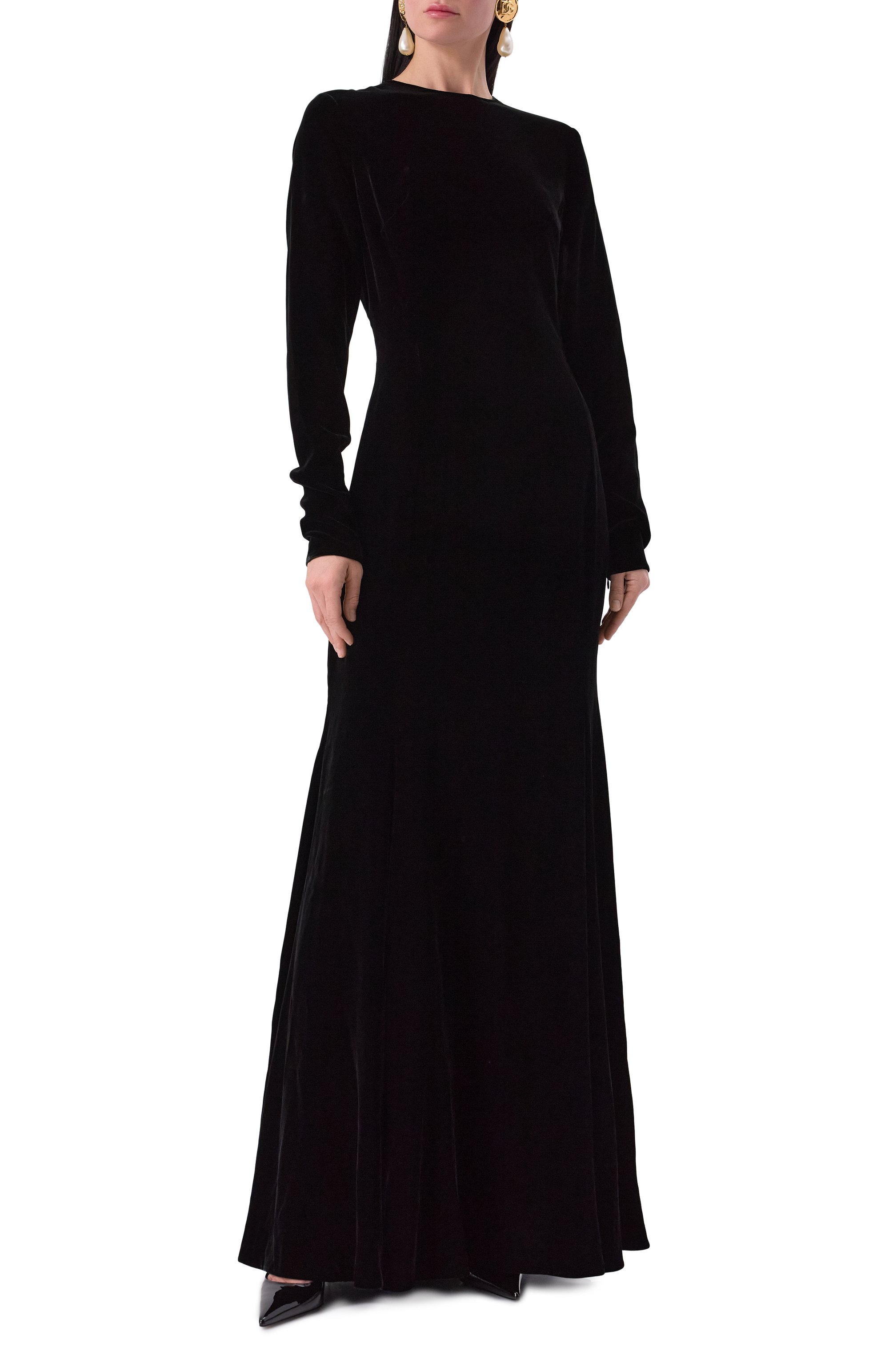 Бархатное платье DOLCE & GABBANA, арт. F6JSWT/FUVMX, фото 3