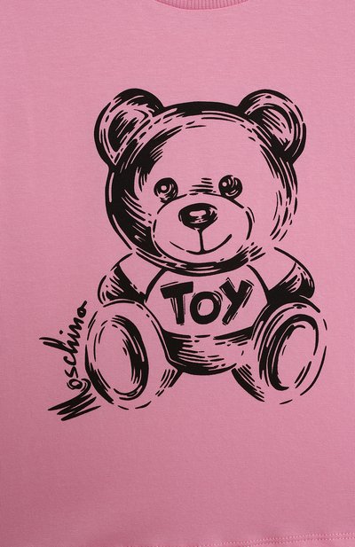 Хлопковое платье MOSCHINO, арт. HDV0EB/LBA33/10-14, фото 3