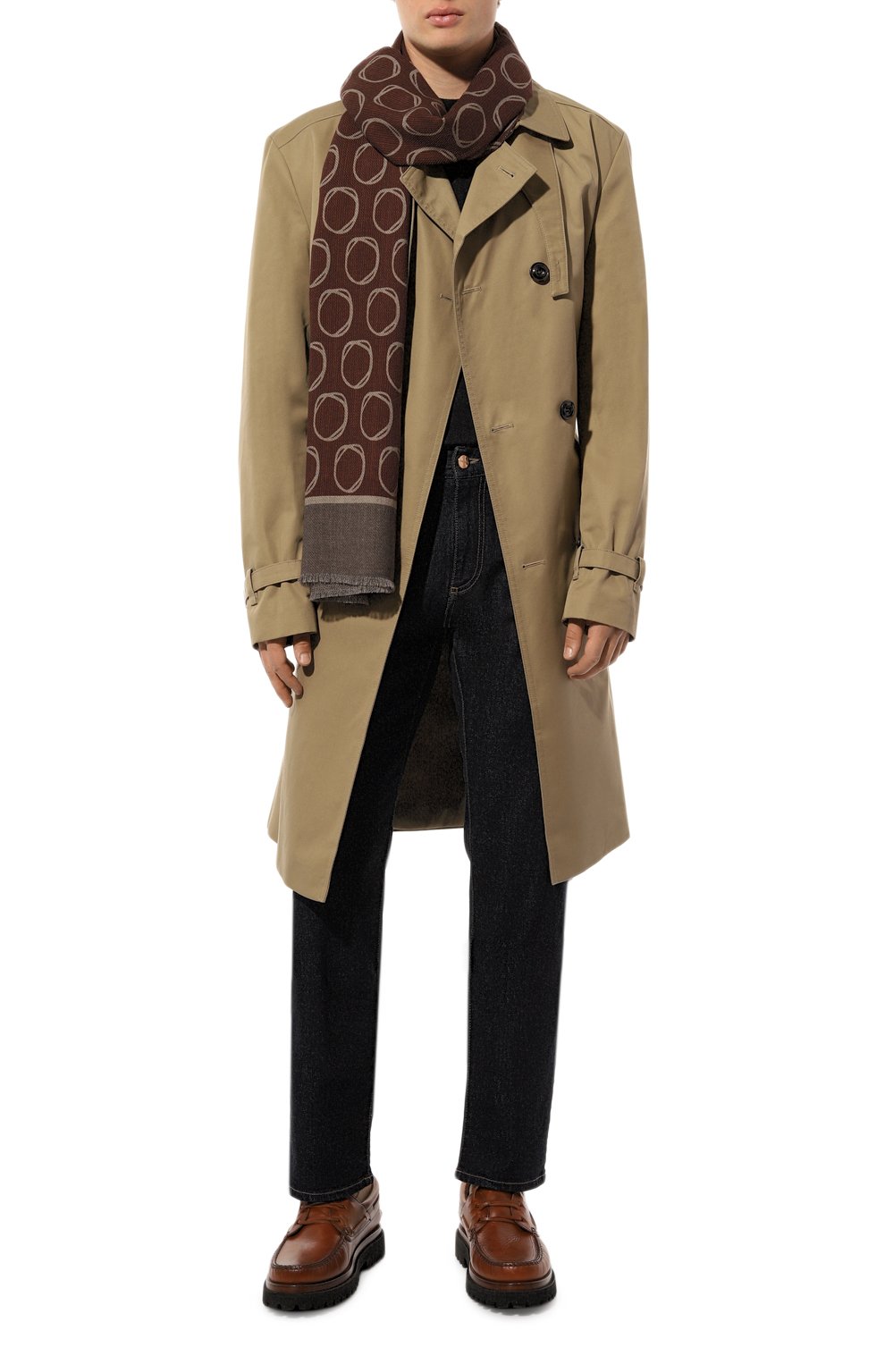 Шерстяной шарф CORNELIANI, арт. 92B346-3829022, фото 3