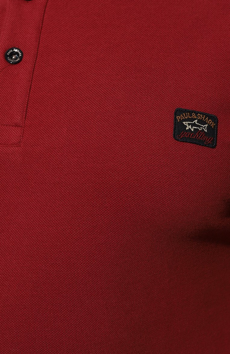 Хлопковое поло PAUL&SHARK, арт. C0P1000/3XL-6XL, фото 5