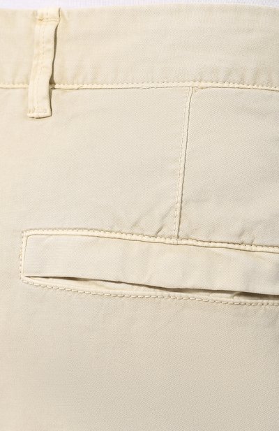 Хлопковые шорты STONE ISLAND бежевого цвета по цене 22850 руб., арт. 7015L0504, фото 5 Хлопковые шорты STONE ISLAND, арт. 7015L0504, фото 5