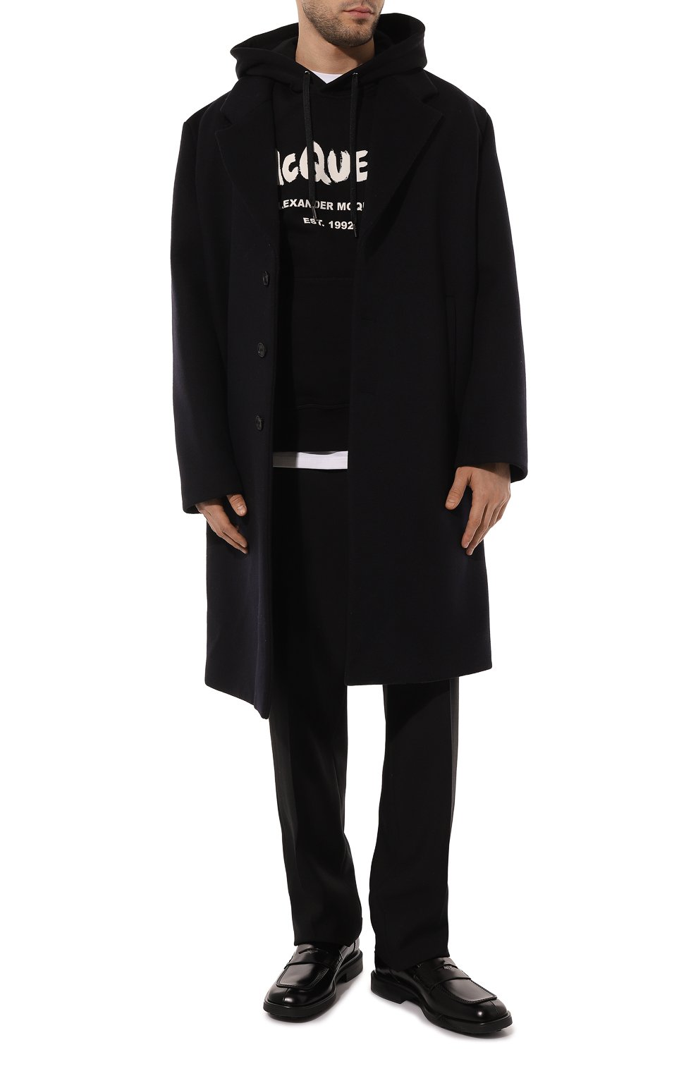 Хлопковое худи ALEXANDER MCQUEEN, арт. 688715/QTZ810901, фото 2