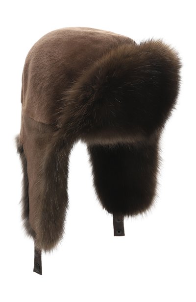 Мужская шапка-ушанка из меха норки и соболя VICTORIA KUSENKOVA, арт. 320513504243