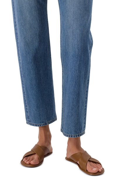 Кожаные шлепанцы carlyle SAINT LAURENT, арт. 825283/AADF0, фото 3