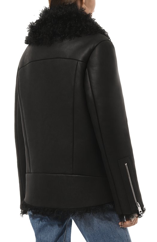 Дубленка из овчины Maslov WS234 Чёрный  WS234 Фото 4