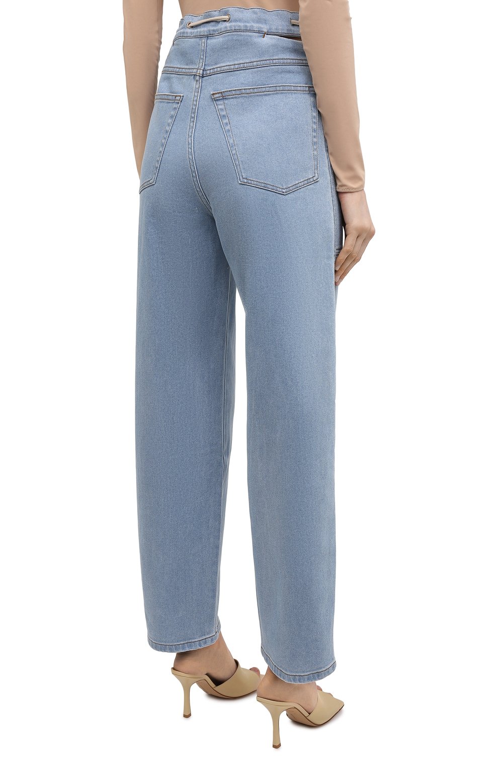 Джинсы NANUSHKA голубого цвета по цене 45600 руб., арт. CHACE_LIGHT BLUE_DENIM, фото 4 Джинсы NANUSHKA, арт. CHACE_LIGHT BLUE_DENIM, фото 4