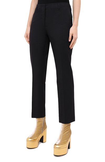 Брюки из хлопка и шерсти DRIES VAN NOTEN, арт. 202-30908-1285, фото 3