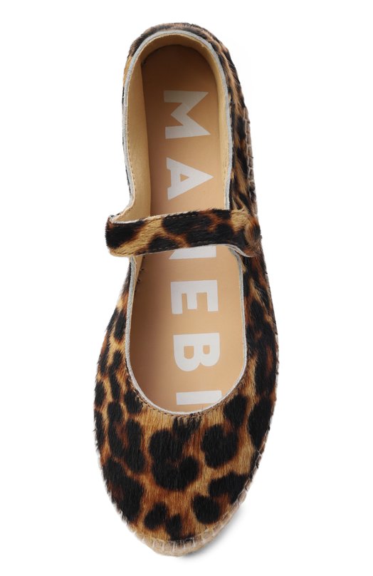 Кожаные эспадрильи Manebi D 6.2 BP/CALF HAIR Леопардовый  D 6.2 BP/CALF HAIR Фото 6