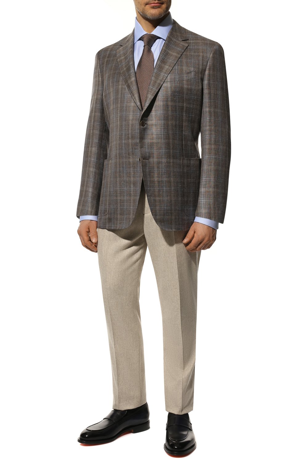 Хлопковая сорочка BRIONI, арт. RCL40U/P104B, фото 2