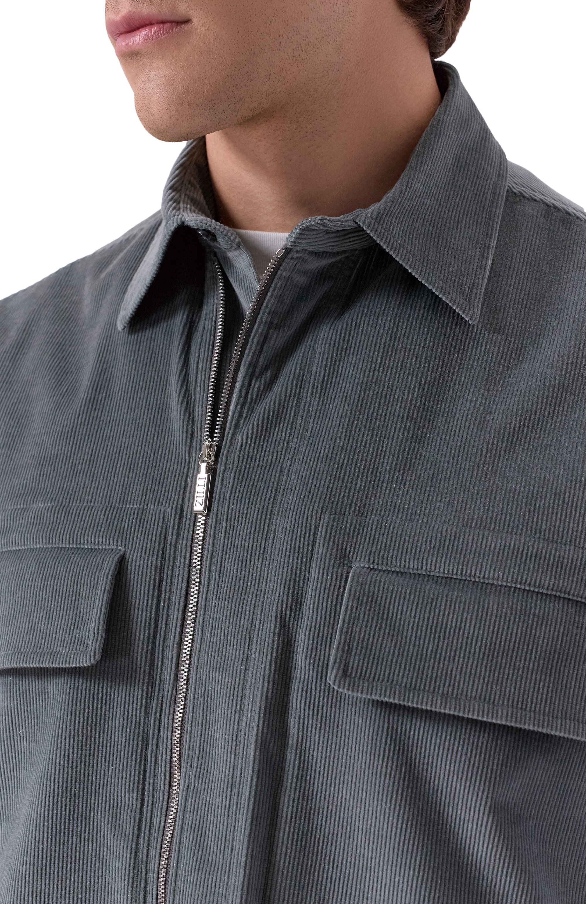 Вельветовая рубашка ZILLI, арт. ZSSH01M016639010A, фото 5