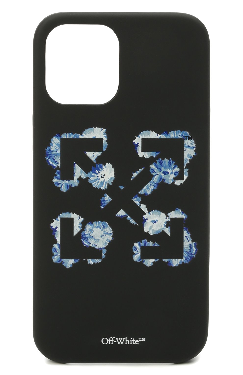 Чехол для iphone 12 pro max OFF-WHITE черного цвета по цене 8220 руб., арт. 0WPA021F21PLA003, фото 1 Чехол для iphone 12 pro max OFF-WHITE, арт. 0WPA021F21PLA003, фото 1