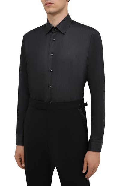 Хлопковая сорочка ZILLI, арт. MFW-7026-0175/U0175/833, фото 3