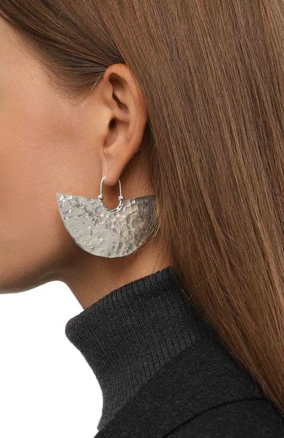 Серьги zenu SEVENWORLDS серебряного цвета по цене 32000 руб., арт. SW607/2, фото 2 Серьги zenu SEVENWORLDS, арт. SW607/2, фото 2