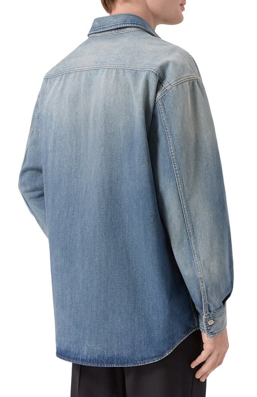 Джинсовая рубашка MM6 SH0DT0044/M30055 Синий  SH0DT0044/M30055 Фото 4