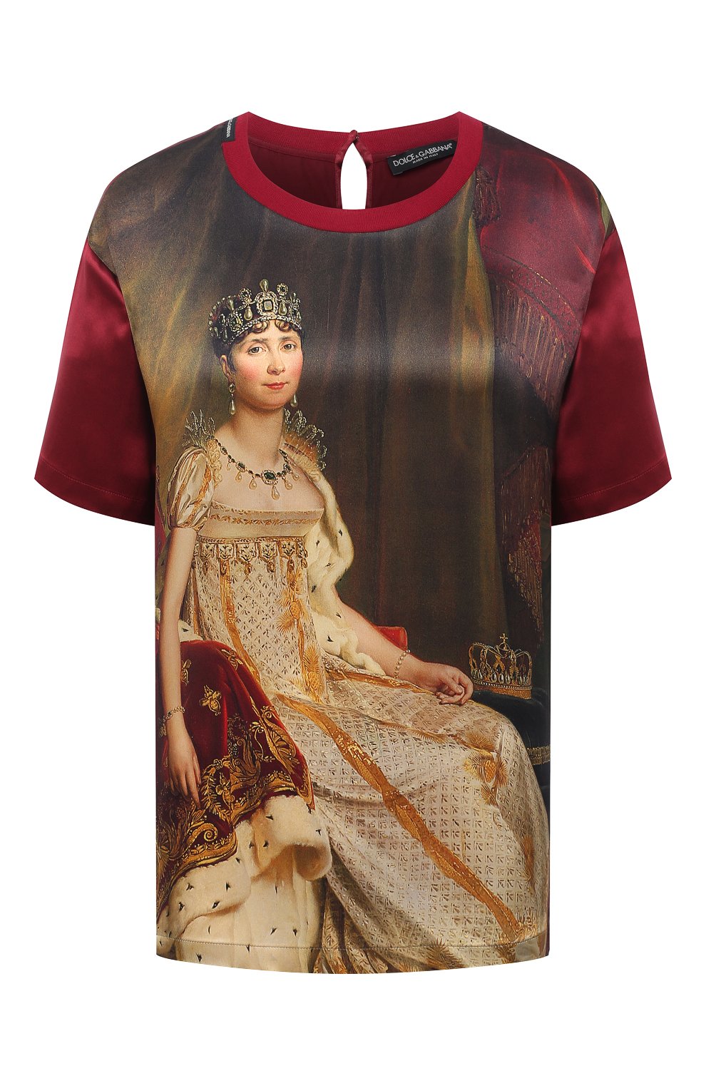 Шелковый топ DOLCE & GABBANA, арт. F74R1T/G7WVC, фото 1