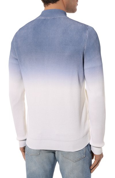 Кардиган из хлопка и шелка ZILLI, арт. KZMC01M0142VSUN00, фото 4