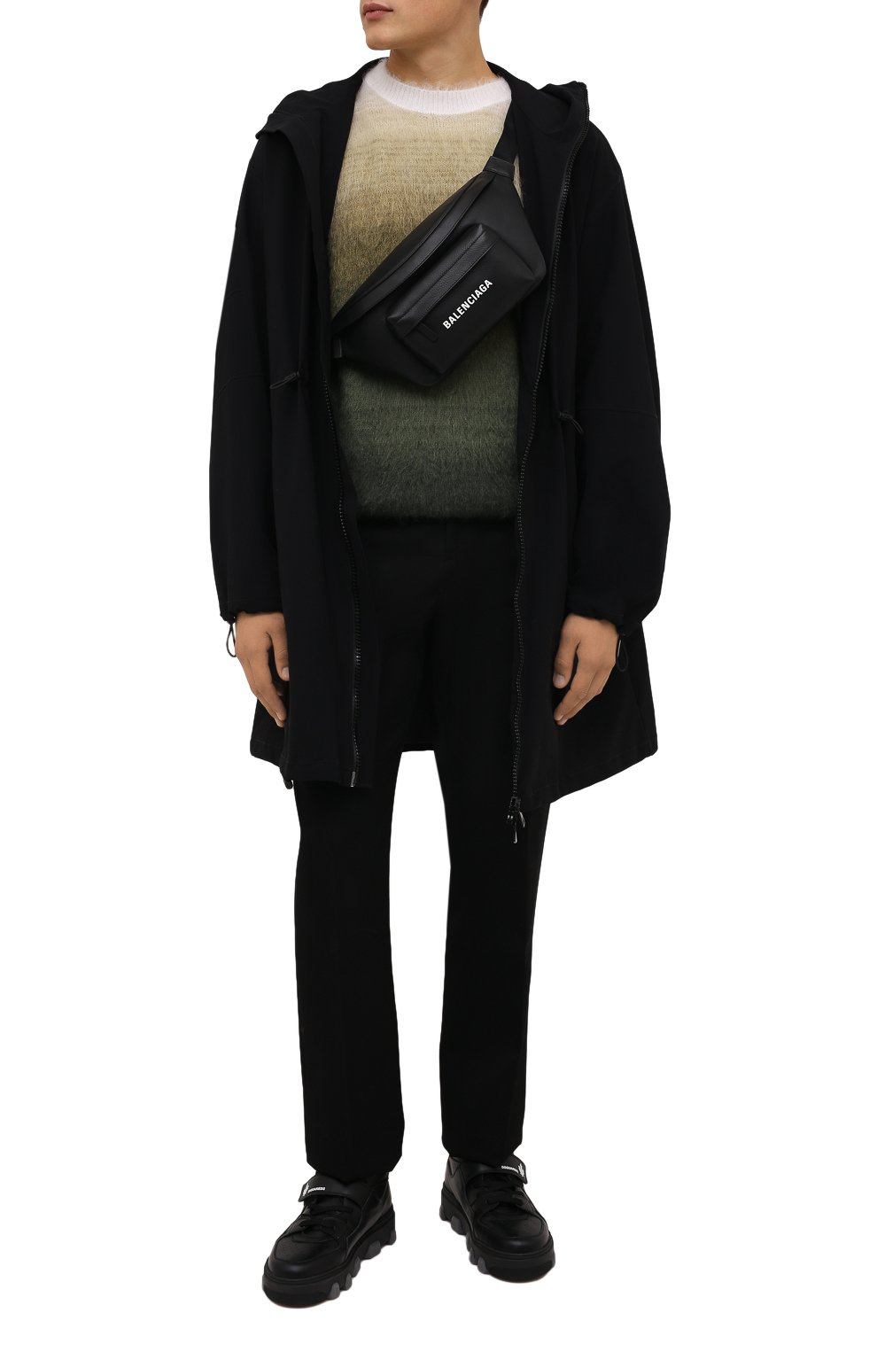 Кожаные кеды basket icon DSQUARED2, арт. SNM0182 01500001, фото 2