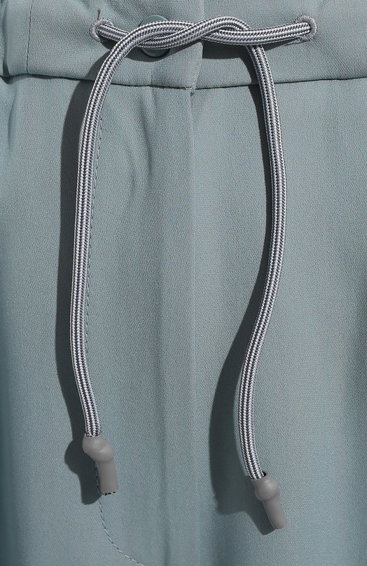 Брюки из вискозы и шелка Giorgio Armani 2SHPP0MX/T03A1 Голубой  2SHPP0MX/T03A1 Фото 5