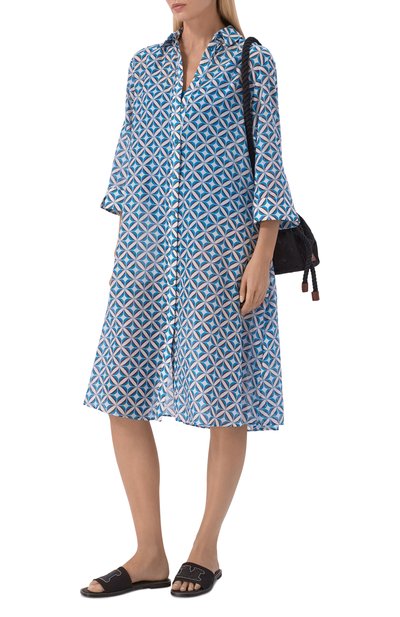 Туника из хлопка и шелка MAX MARA, арт. BCHSTEPPA 261622106, фото 2