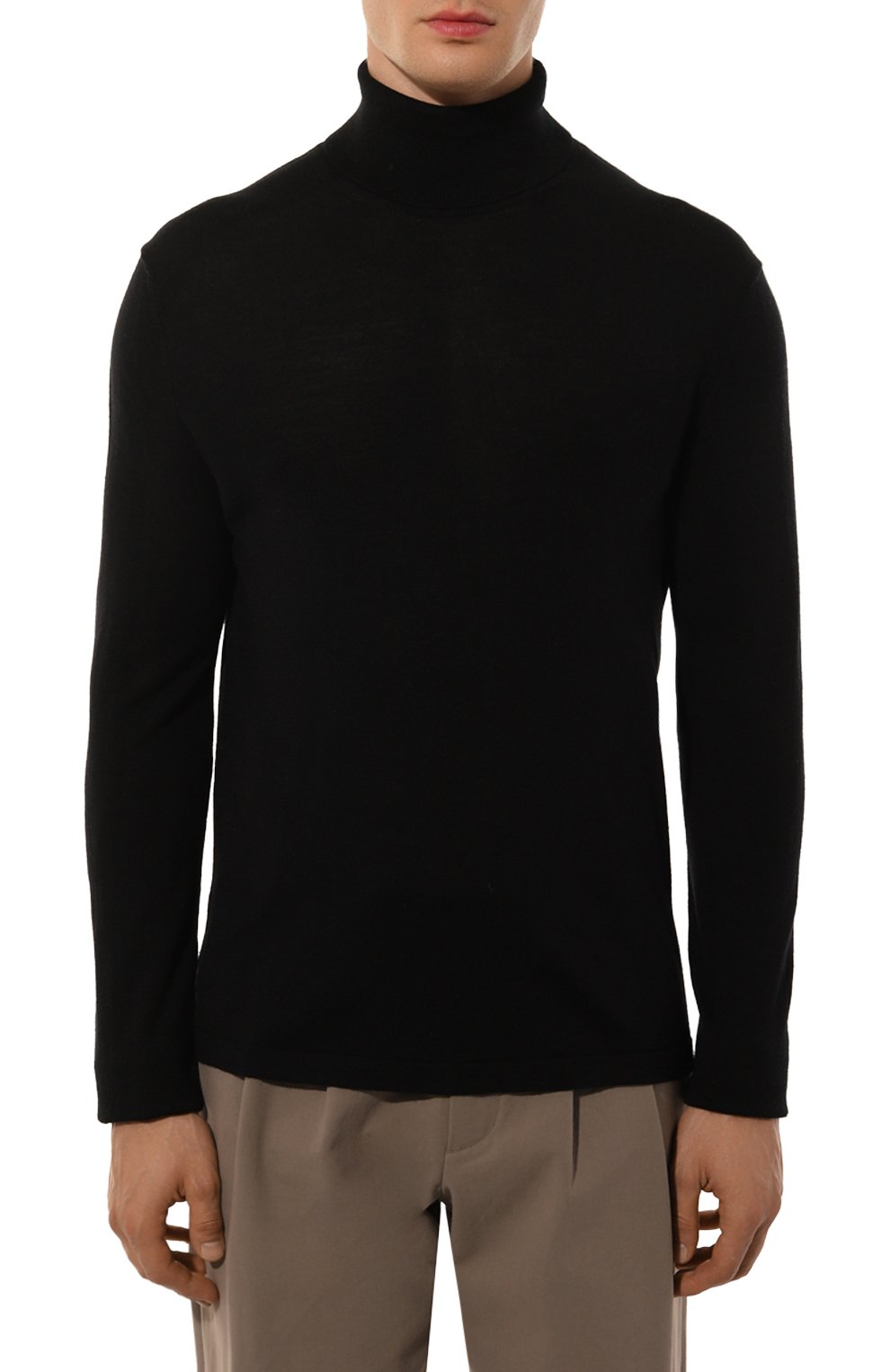 Водолазка из шерсти и шелка KITON, арт. UMM054104, фото 3