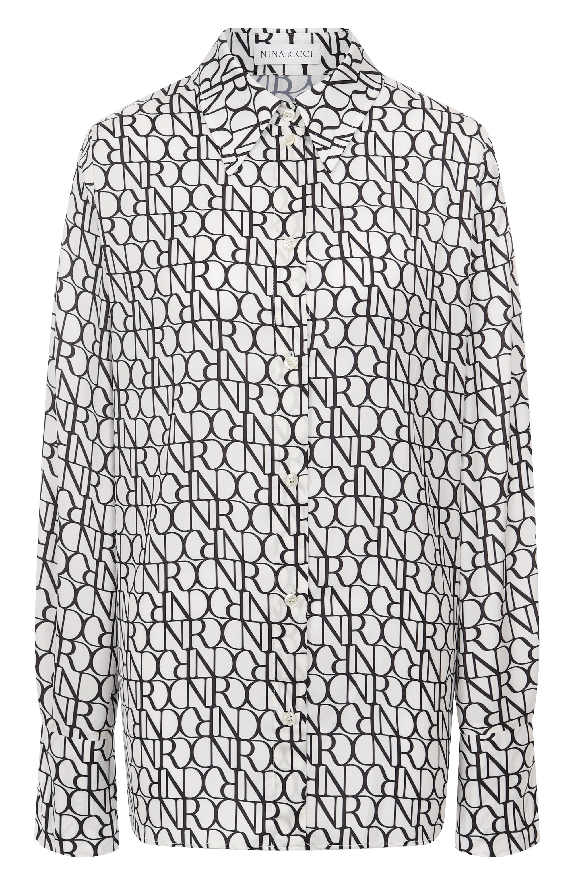 Атласная рубашка NINA RICCI, арт. 25ACT0007/PL0485, фото 1