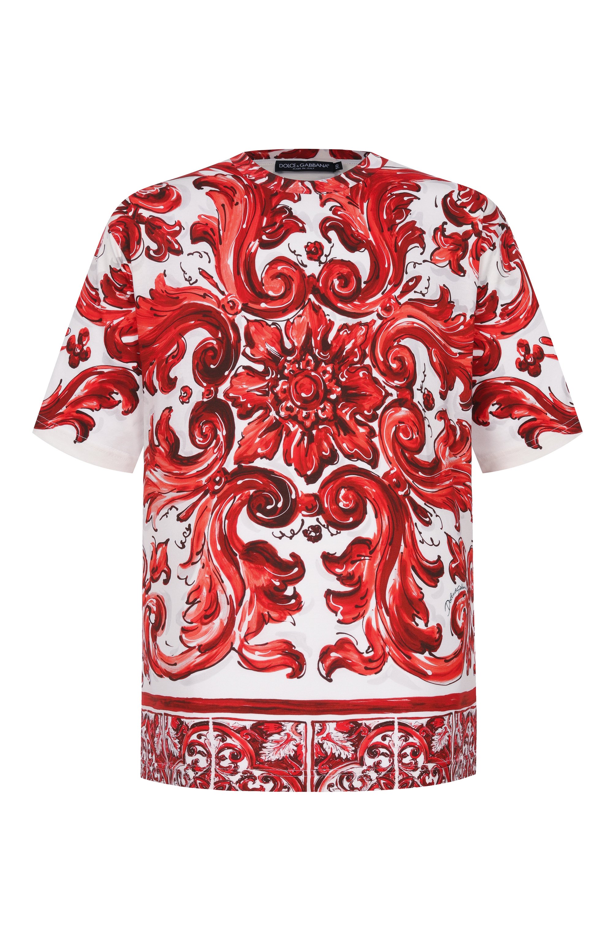 Хлопковая футболка DOLCE & GABBANA, арт. G8PN9T/II7K0, фото 1