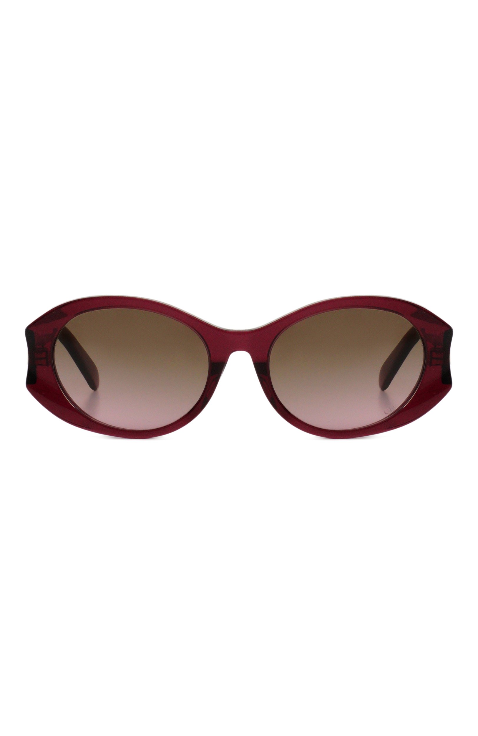 Солнцезащитные очки DIOR EYEWEAR бордового цвета по цене 66300 руб., арт. DI0RGL0W B3F 35A2, фото 3 Солнцезащитные очки DIOR EYEWEAR, арт. DI0RGL0W B3F 35A2, фото 3