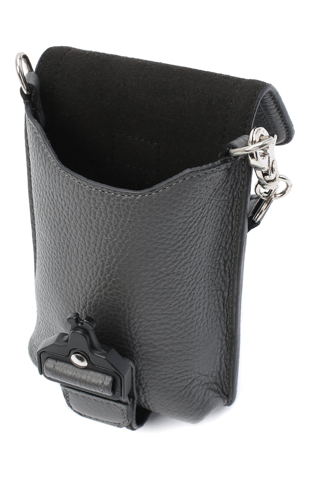 Кожаная сумка VIC MATIE темно-серого цвета по цене 19950 руб., арт. 1Y0506T.999X160150, фото 4 Кожаная сумка VIC MATIE, арт. 1Y0506T.999X160150, фото 4