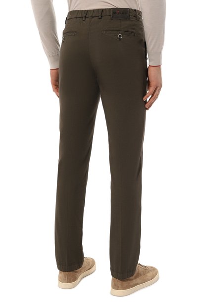 Брюки из хлопка и шелка KITON, арт. UFPPEK0606D, фото 4