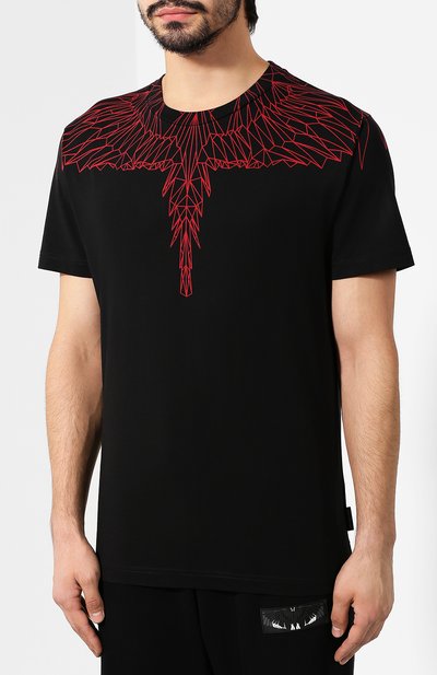 Хлопковая футболка MARCELO BURLON, арт. CMAA018F19001096, фото 3