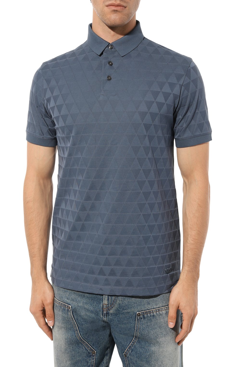 Хлопковое поло EMPORIO ARMANI, арт. 6R1F87/1JGYZ, фото 3