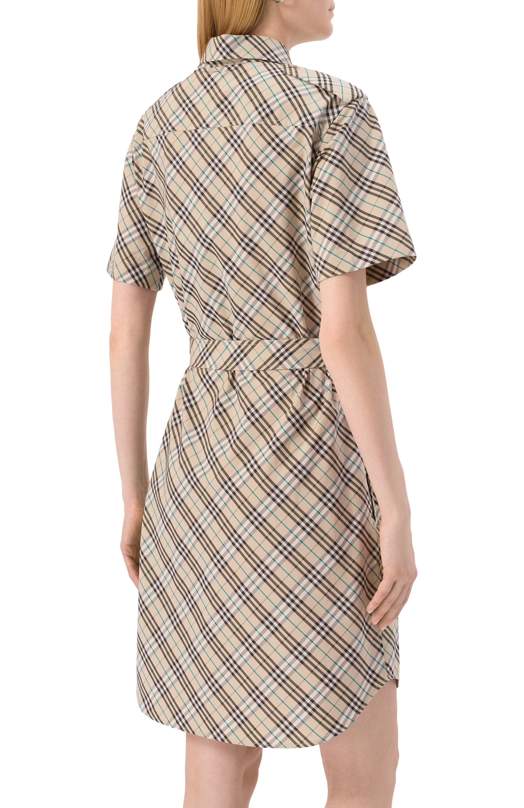 Хлопковое платье BURBERRY, арт. 8103472, фото 4