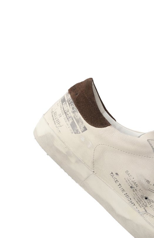 Кожаные кеды Super Star Golden Goose Deluxe Brand GMF00101.F006867 Белый  GMF00101.F006867 Фото 7
