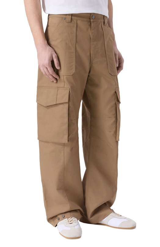 Брюки-карго Golden Goose Deluxe Brand GMP01868.P000879 Бежевый  GMP01868.P000879 Фото 3