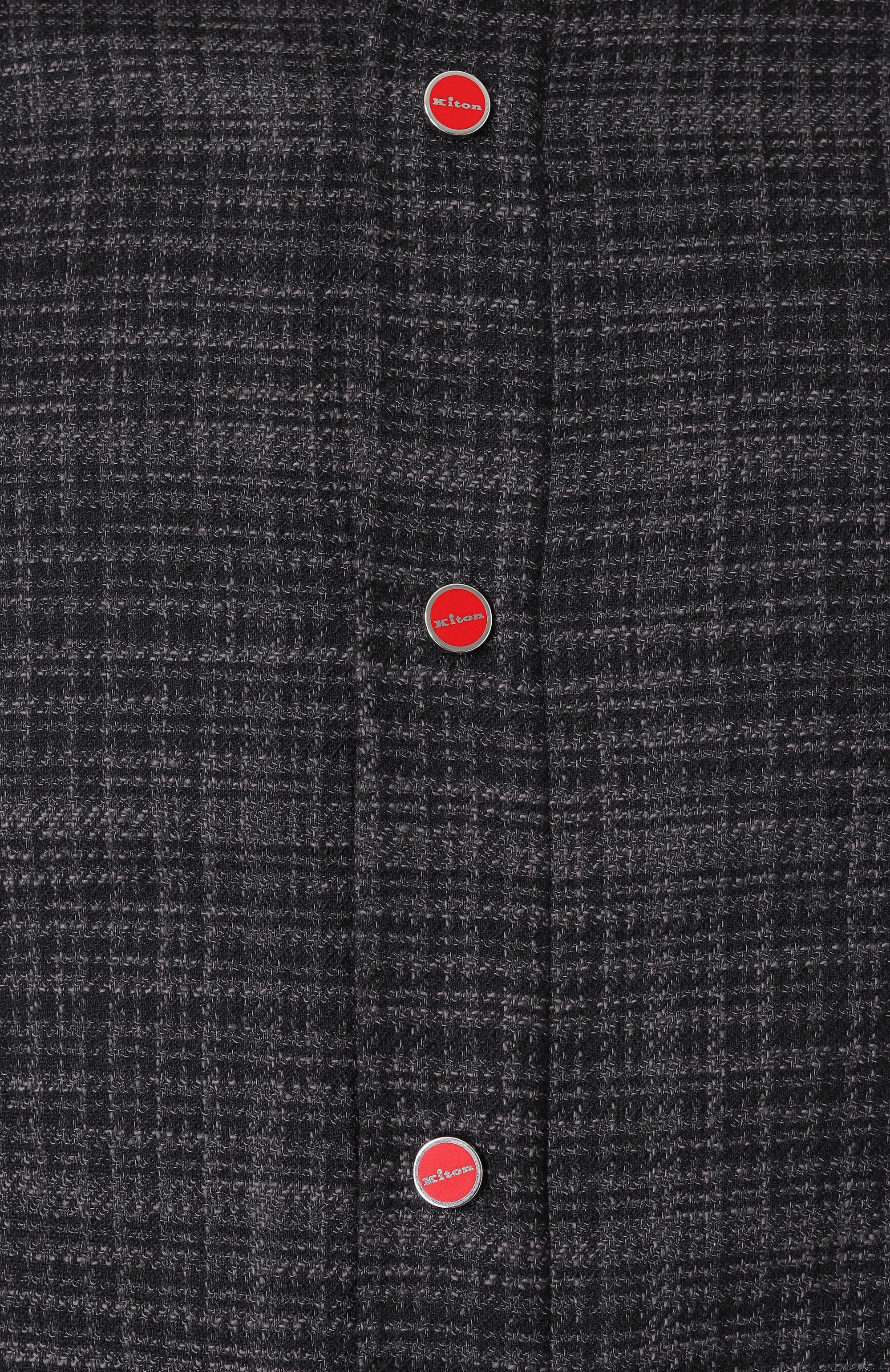 Рубашка из шерсти и шелка KITON, арт. UMCPETEK0617E16, фото 6