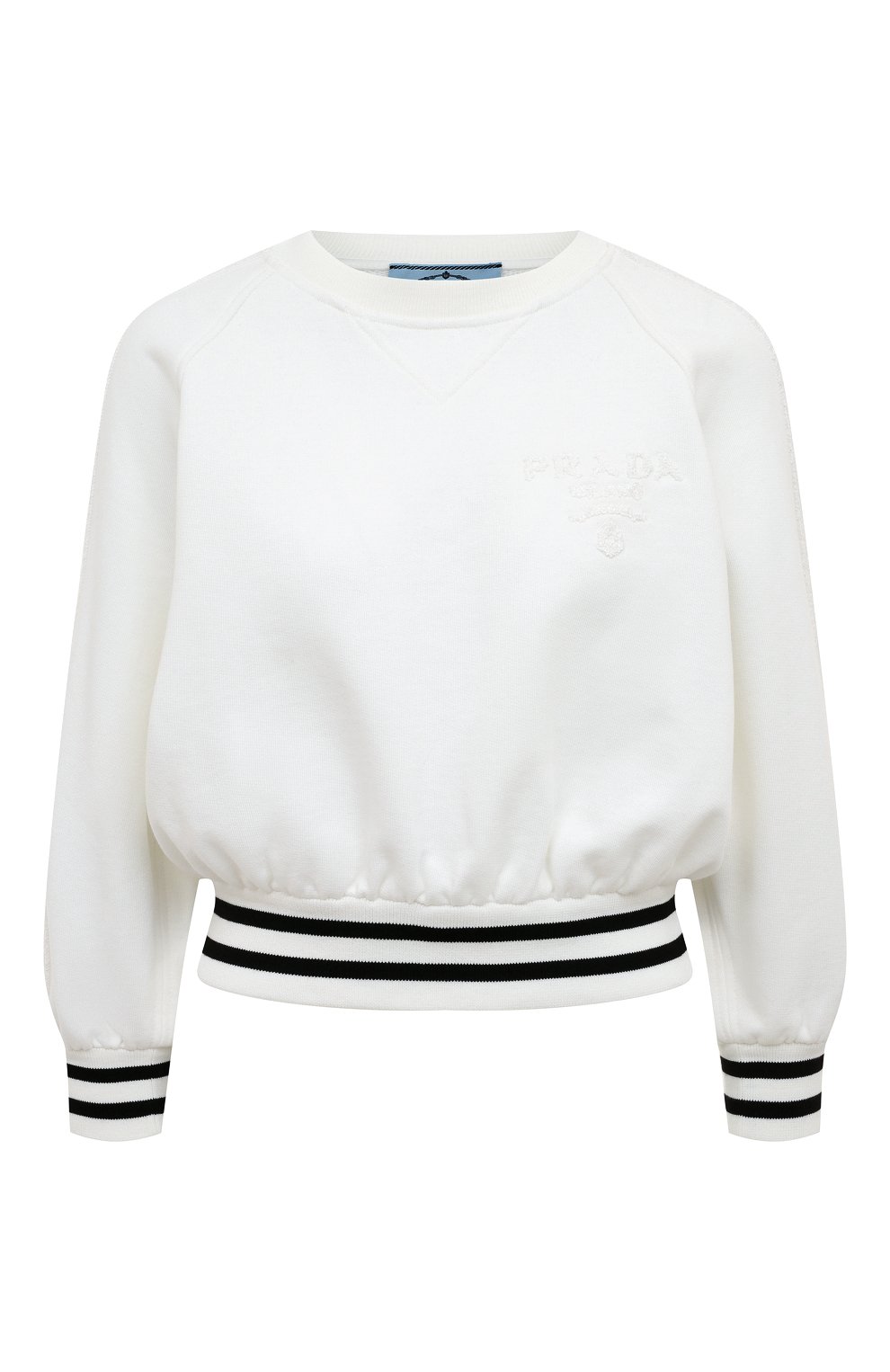 Хлопковый свитшот PRADA, арт. 134649-10J0-F0009-221, фото 1